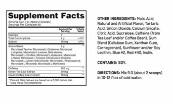 Read more about the article Optimum Nutrition Amino Energy – Pre Workout with Green Tea, BCAA, Amino Acids, Keto Friendly, Green Coffee Extract, Energy Powder – Concord Grape, 65 Servings