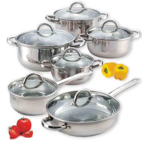 Read more about the article Cook N Home 12-Piece Stainless Steel Set
