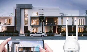 Read more about the article Outdoor Security Camera, AIMECOR FHD 1080P Pan/Tilt 2.4G WiFi Home Surveillance Camera with Night Vision 2-Way Audio Cloud Motion Detection Activity Alert IP66 Waterproof Cloud Alexa – iOS, Android