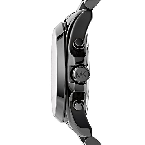 Read more about the article Michael Kors Women’s Bradshaw Stainless Steel Quartz Watch with Stainless-Steel Strap, Black, 20 (Model: MK5550)