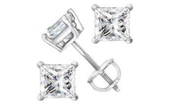 Read more about the article 3 Carat Solitaire Diamond Stud Earrings Princess Cut Review & Ratings