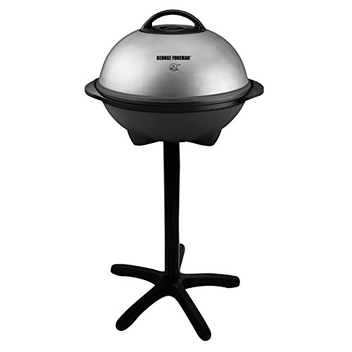 You are currently viewing George Foreman 15-Serving Indoor/Outdoor Electric Grill, Silver, GGR50B