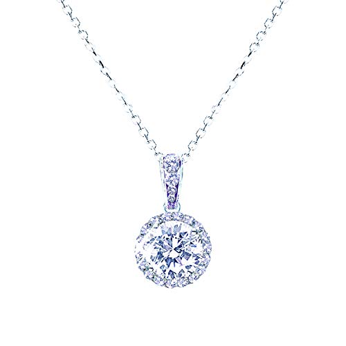 Read more about the article landau Jewelry Women’s Necklace – Deluxe Pave Stud – Premium Quality Finish and Stones – Elegant Design – Original Gift for Women, Girls – Round CZ