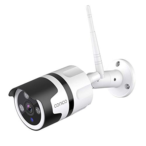 Read more about the article Outdoor IP66 Waterproof Security Camera, Conico 1080P Home Surveillance Camera Wireless IP Camera with Face Sound Motion Detection Night Vision Two Way Audio Cloud Storage 2.4G WiFi Connection