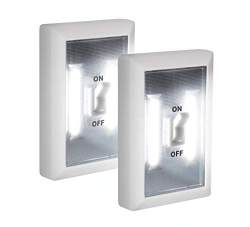 Read more about the article Super Bright Switch: Wireless Peel and Stick LED Lights – Tap Light, Touch, Night, Utility, Battery Operated, Under Cabinet, Shed, Kitchen, Garage, Basement- 2 pack, White