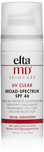 You are currently viewing EltaMD UV Clear Facial Sunscreen Broad-Spectrum SPF 46 for Sensitive or Acne-Prone Skin, Oil-free, Dermatologist-Recommended Mineral-Based Zinc Oxide Formula, 1. 7 oz