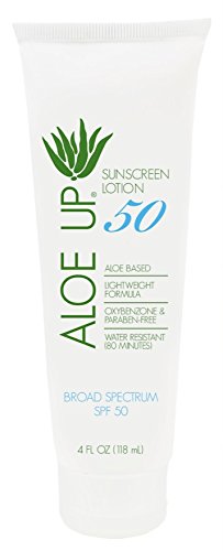 You are currently viewing Aloe Up Sun & Skin Care Products White Collection SPF 50 Sunscreen Lotion