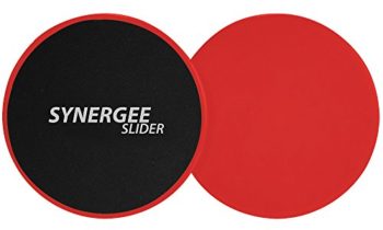 Read more about the article Synergee Rogue Red Gliding Discs Core Sliders. Dual Sided Use on Carpet or Hardwood Floors. Abdominal Exercise Equipment