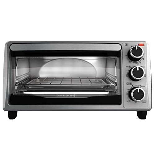 You are currently viewing BLACK+DECKER 4-Slice Toaster Oven, Stainless Steel, TO1303SB