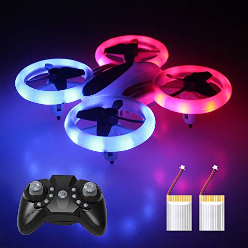 You are currently viewing Mini Drone for Kids and Beginners – KOOME Upgraded Q8 LED Drone, RC Nano Pocket Quadcopter, Easy to Fly for Kids, Auto Hovering, 3D Flips, One Key Return, Long Flight Time & Long Control Range
