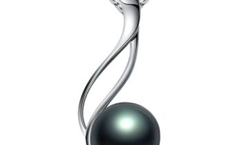Read more about the article VIKI LYNN Tahitian Cultured Black Pearl Pendant Necklace 9-10mm Round Sterling Silver for Women