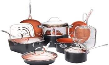 Read more about the article Gotham Steel 1752 Ultimate 15 Piece All in One Chef’s Kitchen Set with Non-Stick Ti-Cerama Copper Coating – Includes Skillets, Stock Pots, Deep Fry Basket and Shallow Square Pan