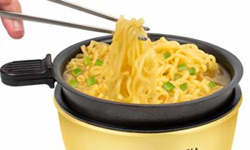 Read more about the article Nostalgia MSK5YW MyMini Personal Electric Skillet & Rapid Noodle Maker Perfect For Ramen, Pasta, Mac & Cheese, Stir Fry, Soups, Omelets, Hard-Boiled Eggs, Pancakes-Yellow