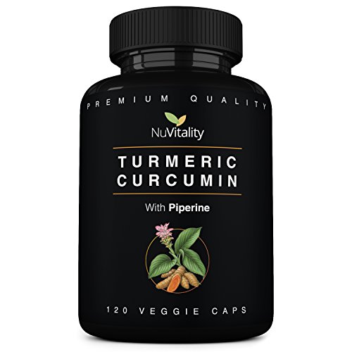 Read more about the article Turmeric Curcumin with Piperine (Black Pepper Extract) – 120 Veggie Capsules – Premium Quality with 95% Standardized Curcuminoids – Best Absorption & Potency – Pain Relief & Joint Support Supplement