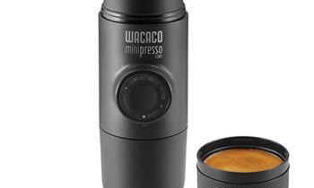 Read more about the article Wacaco Minipresso GR, Portable Espresso Machine, Compatible Ground Coffee, Small Travel Coffee Maker, Manually Operated from Piston Action