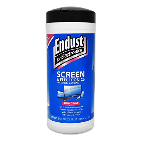 Read more about the article Endust for Electronics, Screen cleaning wipes, Surface cleaning, Great LCD and Plasma wipes, 70 Count (11506)