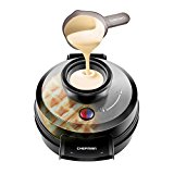 Chefman Belgian Waffle Maker, Patented No Overflow Perfect Pour Volcano Waffle Iron for Mess-& Stress-Free Waffles Best Small Appliance Innovation Award Winner-FREE Measuring Cup & Pour Spout-RJ04-4RV