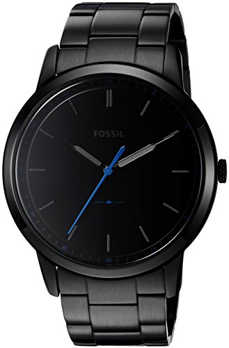 You are currently viewing Fossil Men’s The Minimalist Quartz Stainless Steel Dress Watch, Color Black (Model: FS5308)