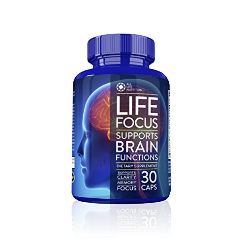 You are currently viewing Brain Booster Nootropic Supplement By All Life Nutrition Focus, Memory, and Clarity Enhancer – Brain Supplement with Ginkgo Biloba, Saint John’s Wort, Bacopa Monnieri and More, 30 Mental Energy Pills
