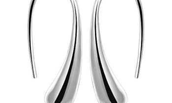 Read more about the article NA BEAUTY Fashion Classic Sterling Silver Thread Drop Earrings,Teardrop Back Earrings (White/1 Pair)