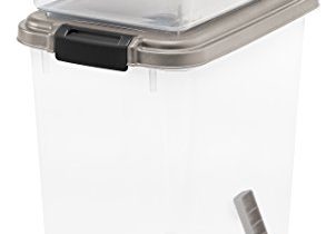Read more about the article IRIS USA, MP-8/MP-1/SCP-2, 3- Piece Airtight Pet Food Storage Container Combo, Chrome, 1 Pack
