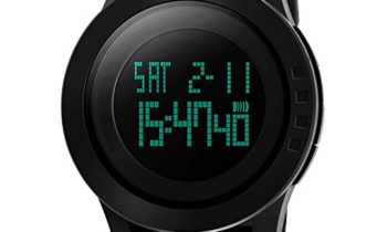 Read more about the article Aposon Men’s Digital Sports Watch Screen Large Face Back Light LED Simple Military Watches Army Waterproof Casual Design Electronic Wristwatch for Running with Calendar -Black