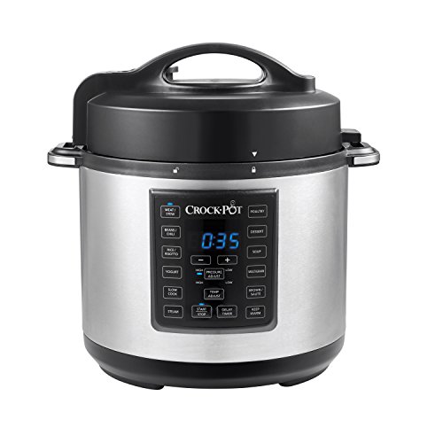 You are currently viewing Crock-Pot 6 Qt 8-in-1 Multi-Use Express Crock Programmable Slow Cooker, Pressure Cooker, Sauté, and Steamer, Stainless Steel (SCCPPC600-V1)