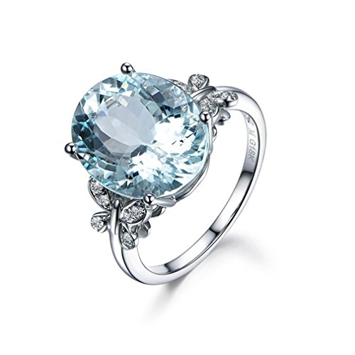 Read more about the article Meolin Rhinestone Butterfly Ring Natural Topaz Stone Crystal Engagement Ring Charm Gemstone Ring Women Jewelry (Size/ 6/7/8/9/10),Sea Blue,Size 7