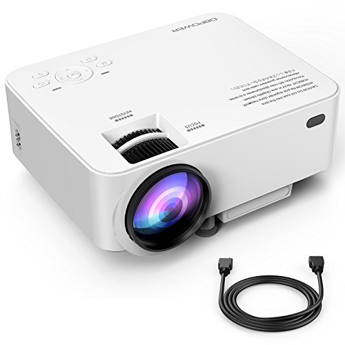 You are currently viewing DBPOWER T20 LCD Mini Movie Projector, Multimedia Home Theater Video Projector with HDMI Cable, Support 1080P HDMI USB SD Card VGA AV TV Laptop Game iPhone Android Smart-Phone