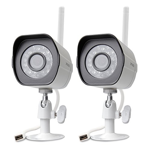 Read more about the article Zmodo 720p HD Outdoor Home Wifi Security Surveillance Video Cameras System (2 Pack) – Cloud Service Available