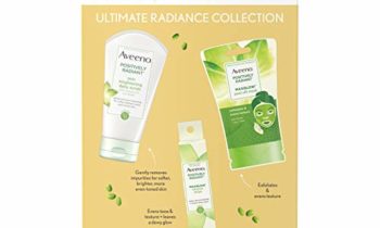 Read more about the article Aveeno Ultimate Radiance Collection Skincare Gift Set with Brightening Daily Face Scrub, Peel-Off Face Mask, and Infusion Drops, Evens Skin Tone for Softer, and Glowing Skin, 3 items