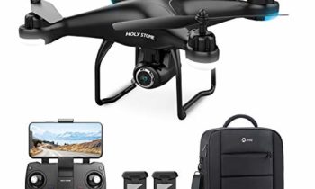 Read more about the article Holy Stone HS120D GPS Drone with Camera for Adults 1080p HD FPV, Quadcotper with Auto Return Home, Follow Me, Altitude Hold, Tap Fly Functions, Includes 2 Batteries and Carrying Backpack