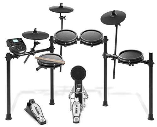You are currently viewing Alesis Drums Nitro Mesh Kit | Eight Piece All Mesh Electronic Drum Kit With Super Solid Aluminum Rack, 385 Sounds, 60 Play Along Tracks, Connection Cables, Drum Sticks & Drum Key included