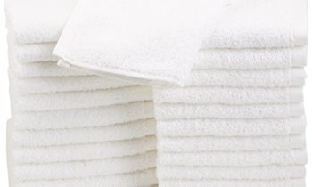 Read more about the article AmazonBasics Cotton Washcloths, 24 – Pack, White