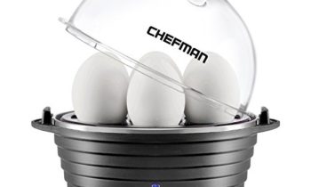 Read more about the article Chefman Electric Egg Cooker/Boiler, Rapid Egg Maker, Countertop, Hard Boil Egg Steamer and Poacher, 6 Egg Capacity With Removable Tray, Small, Black