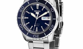 Read more about the article Seiko Men’s 5′ Japanese Automatic Stainless Steel Casual Watch, Color:Silver-Toned (Model: SNZH53)