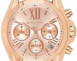 Read more about the article Michael Kors Women’s Bradshaw Rose Gold-Tone Watch MK5799