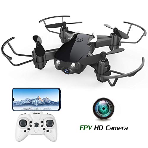 You are currently viewing Mini Drone with Camera for Kids and Adults, EACHINE E61HW WiFi FPV Quadcopter with HD Camera Selfie Pocket Nano Drone for Beginner RTF – Altitude Hold Mode, One Key Take Off/Landing, APP Control