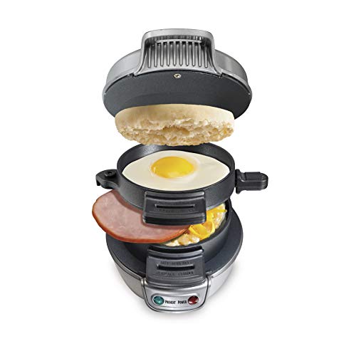 Read more about the article Hamilton Beach Breakfast Sandwich Maker, Silver (25475A)