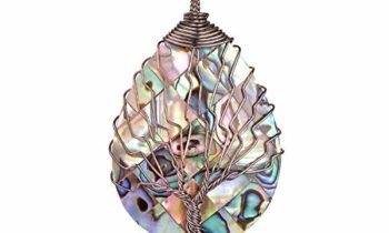 Read more about the article sedmart Water Drop Shape Abalone Pendent Tree of Life Necklace Copper Wire Wrapped Pendent Abalone Shell Jewelry for Women