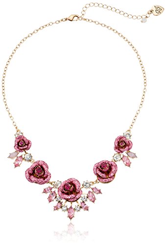 You are currently viewing Betsey Johnson “Glitter Rose” Necklace