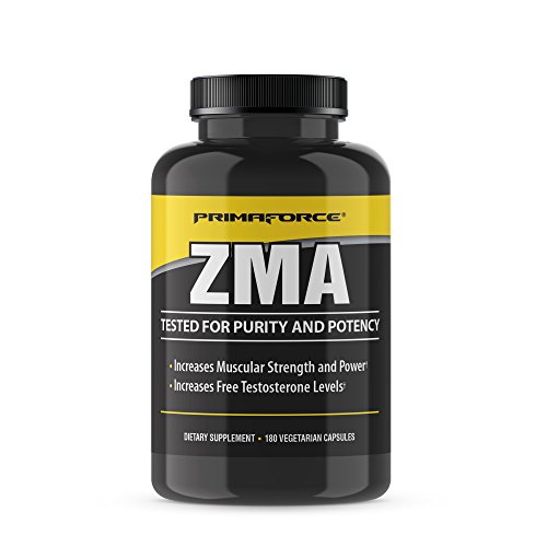 You are currently viewing PrimaForce ZMA Supplement, 180 Capsules – Increases Muscular Strength and Power / Increases Free Testosterone Levels