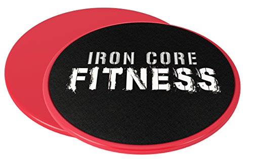 You are currently viewing 2 x Dual Sided Gliding Discs Core Sliders by Iron Core Fitness | Ultimate Core Trainer | Gym, Home Abdominal & Total Body Workout Equipment | For use on ALL surfaces