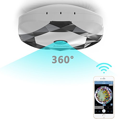 Read more about the article Antaivision 960P WiFi IP Security Home Network Dome Camera For Home Surveillance, Fisheye 360° Indoor Dome With Night Vision Motion Detection 2-Way talking,Watching the Whole Room Without Blind Area.