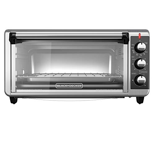Read more about the article BLACK+DECKER TO3250XSB 8-Slice Extra Wide Convection Countertop Toaster Oven, Includes Bake Pan, Broil Rack & Toasting Rack, Stainless Steel/Black