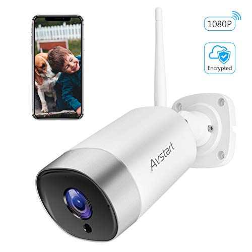You are currently viewing 【2019 New】 Outdoor Security Camera, 1080P WiFi Bullet Surveillance Cameras, IP66 Waterproof Home Camera with Encrypted Cloud, MicroSD Recording, FHD Night Vision, Two-Way Audio, Alexa Compatible
