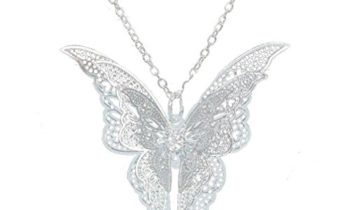 Read more about the article Usstore Women Pendant Lovely Silver Butterfly Pendant Chain Necklace Alloy Jewelry Gift