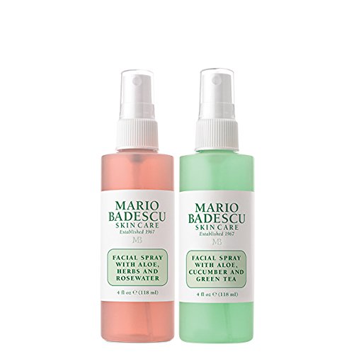Read more about the article Mario Badescu Facial Spray with Rosewater & Facial Spray with Green Tea Duo, 4 oz.