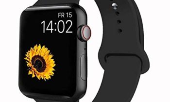 Read more about the article VATI Sport Band Compatible for Apple Watch Band 38mm 40mm, Soft Silicone Sport Strap Replacement Bands Compatible with 2019 Apple Watch Series 5, iWatch 4/3/2/1, 38MM 40MM S/M (Black)
