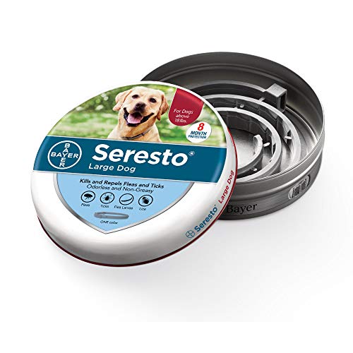 Read more about the article Seresto flea and tick collar for large dogs, 8 month flea and tick prevention